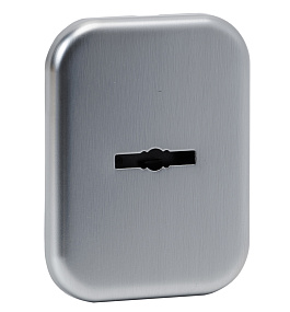 Накладка сувальдная РАУНД, цвет матовый хром